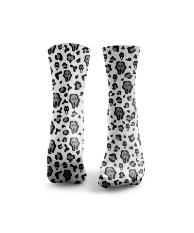 HEXXEE Leopard Ghost Face Socks