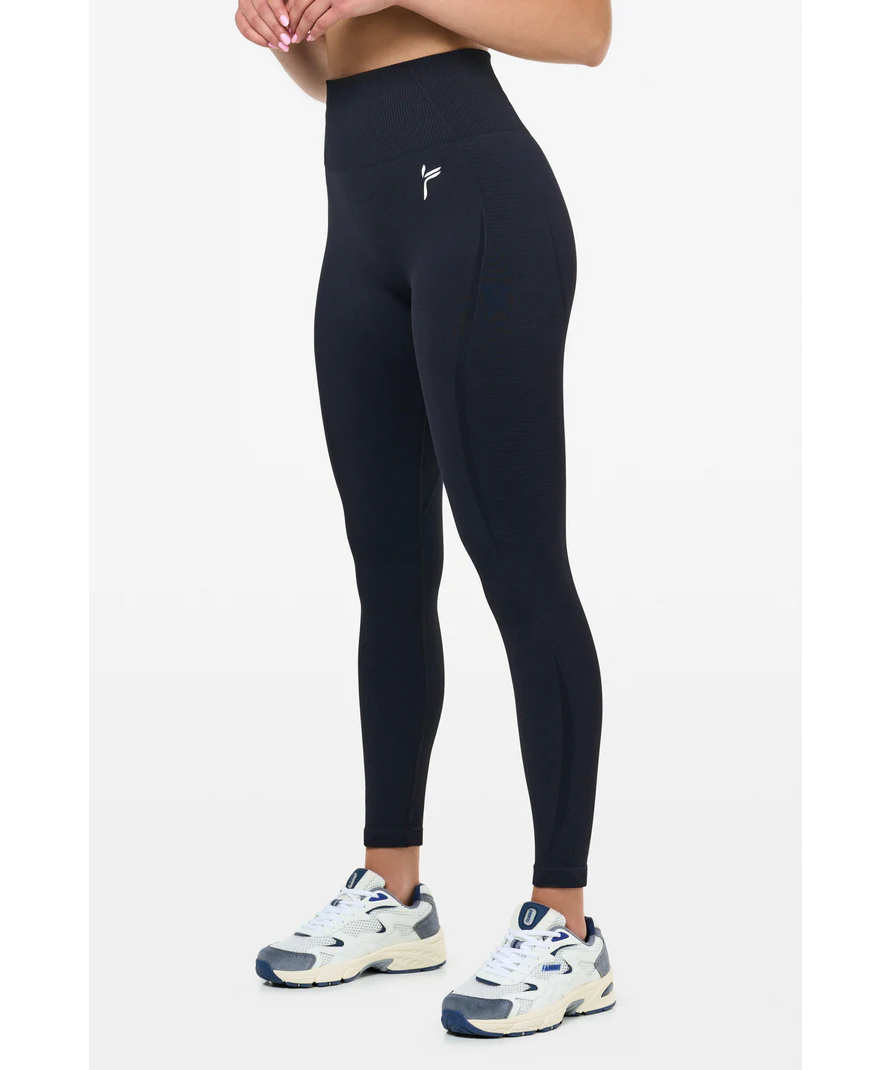 Famme Vortex Scrunch Leggings Black GymWear UK